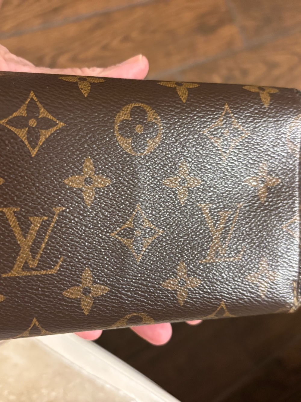 Louis Vuitton Monogram Canvas Wallet - Dark Brown with Tan Monogram